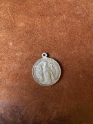 Stary medalik szkaplerz Cudowna Święta Dobrodziejka Franciszkanów Kraków