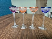 Józefina kryształowe kieliszki likierówki.