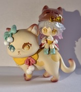 Japońska Figurka Moni Cat Kitten Keeping You Company