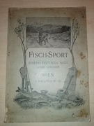 WĘDKARSTWO STARY KATALOG SPRZĘTU 1928 ROK FISCH-SPORT