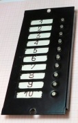 Panel czołowy domofonu z przyciskami [K2]10