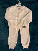 komplet dresowy dla dziecka DKNY baranek spodnie i bluzka rozmiar 2T