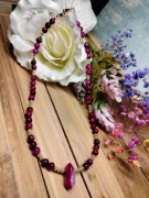 Naszyjnik Tygrysie oko i agat