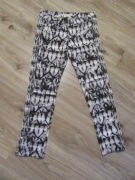 ISABEL MARANT H&M spodnie w marmurkowy wzór _ 34 / XS