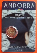 Andora 2 euro 2016 150-lecie Nowej Reformy
