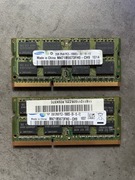 KOMPLET - 4GB RAM SAMSUNG DDR3 1333MHz DO LAPTOPA(2x2GB M471B5673FH0-CH9)