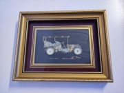 Ken Broadbent – Napier 1904 / Kolaż z części zegarków w ramce 