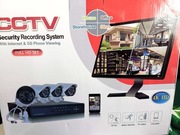 Monitoring zestaw 4 kamery + rejestrator