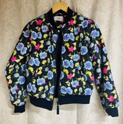 Bomber Bomberka kurtka przejściówka roz 152 kwiaty 