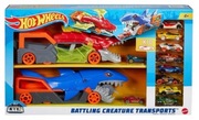 Hot Wheels Transportery Rekin i Smok i 10 autek