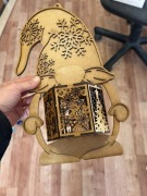 Skrzat lampion płyta MDF