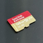 Karta pamięci SanDisk microSDXC 128GB Extreme 190MB/s A2 C10 V30 + adapter