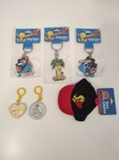 Breloczki looney tunes zestaw bajkowe kolekcjonerskie ozdobne