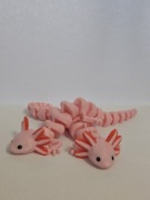 Zabawka figurka elastyczna axolotl aksolotl duża XL 18cm druk 3d flex