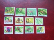 Singapur 1985 MNH Mi. 463/74 Fauna Owady