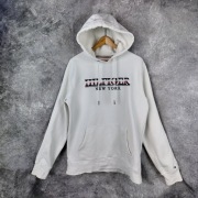 Tommy Hilfiger bluza z kapturem biała rozmiar L stan bdb