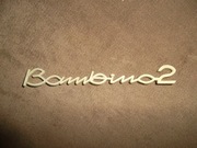 Stary napis-logo gramofonu Bambino-2, st BDB-oryginał