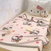 Kocyk dla dzieci z motywem Hello Kitty 100x150 nowy