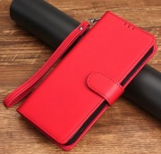 ETUI Z KLAPKĄ POKROWIEC PORTFEL MOTOROLA MOTO G7 POWER CZERWONY