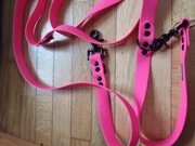 Hauever nowa smycz przepinana (hexa) Annoying Pink 2,5m - 2,5cm