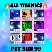 Losowy titanic w pet simulator 99