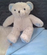 Miś - grzechotka + kocyk Bobobaby