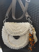 Duża listonoszka pleciona letnia Plażowa Handmade