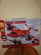 Klocki plastikowe lego podobne straż pożarna