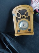 Radio Edutec stylizowane na odbiornik retro, vintage 