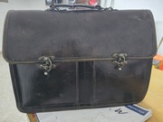 Stara Skórzana Aktówka na Dokumenty