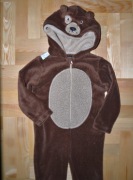 63^ MIŚ Misiek pluszowy strój piżama przebranie 3/4 Lat_98/104 cm