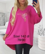 plus size bawełna z laykrą