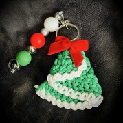 Świąteczny breloczek - zawieszka z choinką