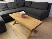 Ława dębowa lite drewno - blat gr.50mm