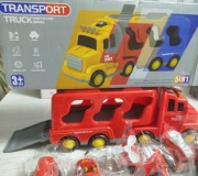 SAMOCHÓD LAWETA CIĘŻARÓWEKA,TIR Z POJAZDAMI SAMOLOTEM NA BATERIE DLA DZIECI