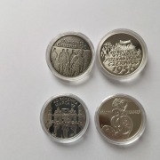 Rocznica10 zł 1996 r  ,2000 r , 2008 r  , 2010 r