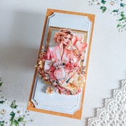 Kartka, ręcznie robiona, urodziny, imieniny, 18