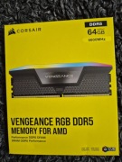 Pamięć Corsair Vengeance RGB, DDR5, 64 GB, 5600MHz, CL36