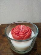 Świeca sojowa - drzewo sandałowe - ręcznie robiona 