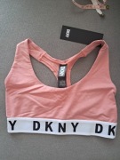 Nowy sportowy biustonosz top DKNY rozmiar S – koralowy 