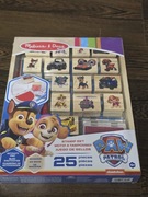 Psi Patrol, Zestaw drewnianych pieczątek, 25 elementów