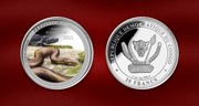 Congo Prehistoric Life – Titanoboa kolorowany 2023 1 oz moneta srebrna