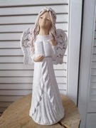 Anioł figurka ceramiczna komunia