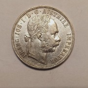 Austro-Węgry 1 floren 1884 r. - srebro 