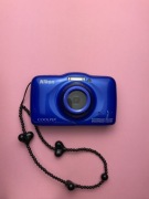 aparat Nikon Coolpix S32 wodoodporny vintage analog vibe sprawny y2k
