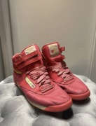 Reebok Freestyle - fuksjowe vintage buty sportowe 