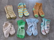 7 par skarpet chłopięcych 19-21, cena za całość