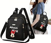 Nowy plecak damski. Nylonowy Przegródki. Plecako-torebka