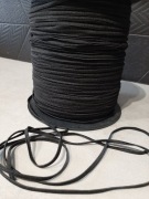 Czarna guma dziana do maseczek 4 mm