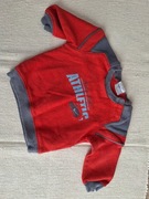 Czerwono szara bluza dziecięca nike 68 74 6-9m